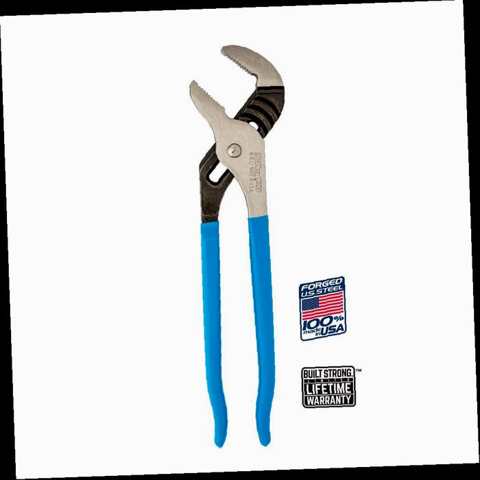 Slip Joint Pliers, 12 in., Tongue and Groove