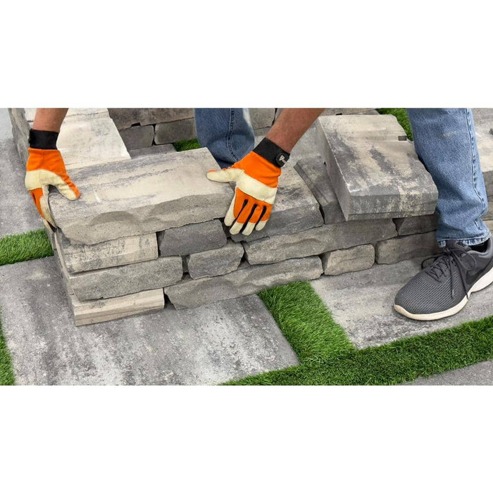 Tan Building Blocks Supply Ontime |Wall Block 8 in. x 3 in. x 16 in. Charcoal Tan Concrete