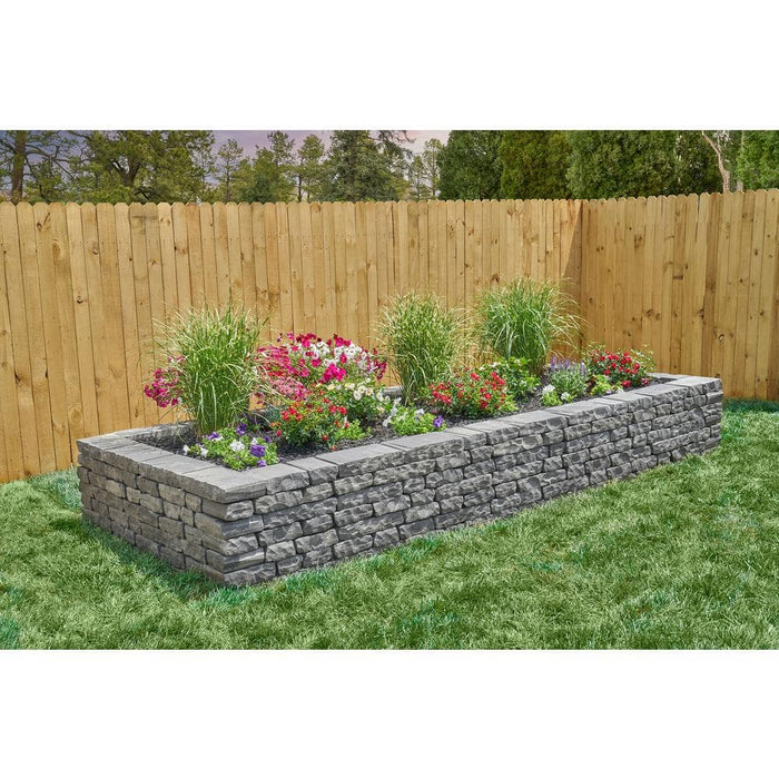 Retaining Wall Block 3 in. x 8 in. x 16 in. Charcoal Tan 10