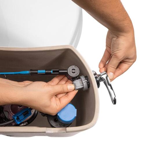 Toilet Tank Lever Classic Design Chrome Universal Premium Perfect Fit. 4