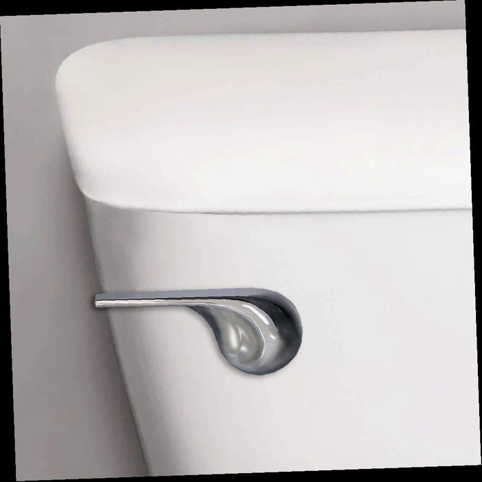 Toilet Flush Handle Wave Style in Chrome Universal StrongARM.