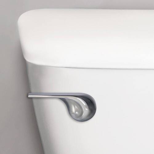 Toilet Flush Handle Wave Style in Chrome Universal StrongARM.