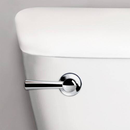 Toilet Flush Handle Simple Style in Chrome Universal with StrongARM 1pc.