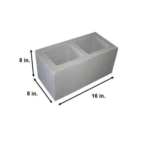 Concrete Block 8 in. x 8 in. x 16 in.