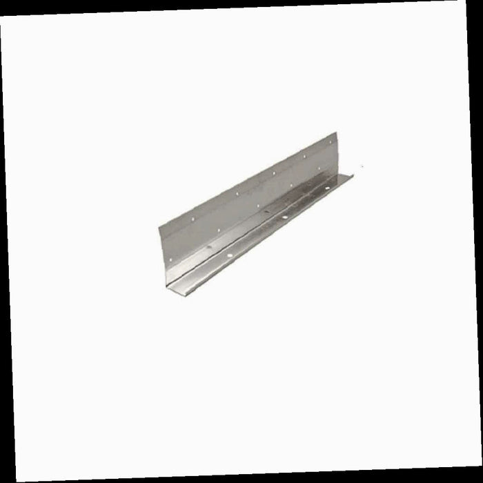 Galvanized J-Trim 1-3/8 in. x 10 ft. with Weep Holes