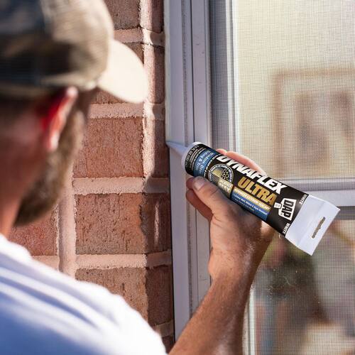 Exterior Sealant, Dynaflex Ultra, Advanced, Clear, Window, Door, and Siding, 5.5 oz.