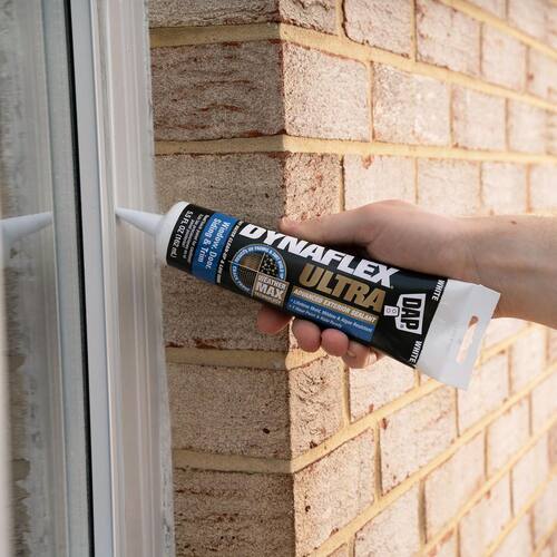 Exterior Sealant, Dynaflex Ultra, Advanced, Clear, Window, Door, and Siding, 5.5 oz.