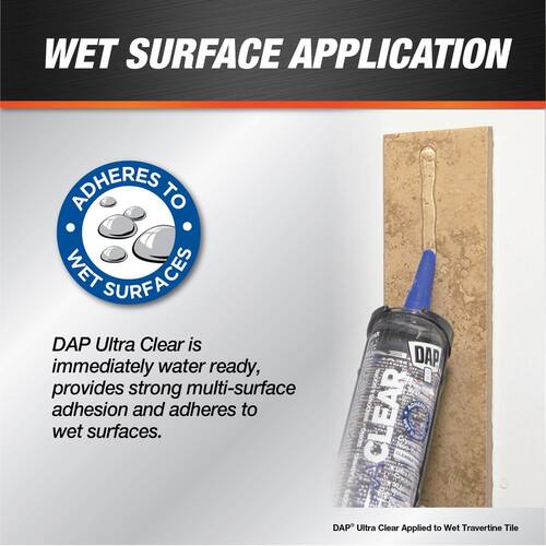 All Purpose Waterproof Sealant, Ultra Clear, 5 oz.