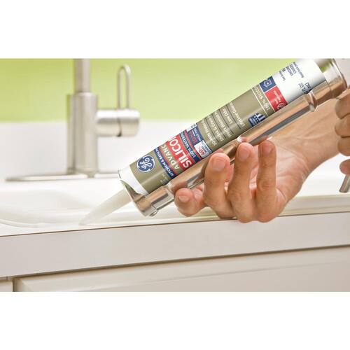 Silicone 2 Caulk, Advanced, Kitchen and Bath Sealant, Clear, 10.1 oz.