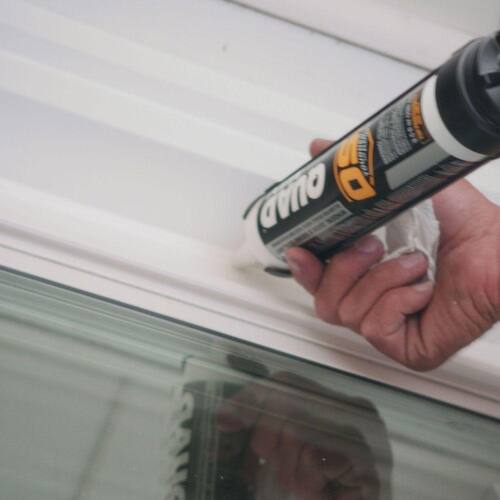 QUAD Max Sealant, Clear, Exterior/Interior, Window, Door, and Siding, 9 fl. oz.