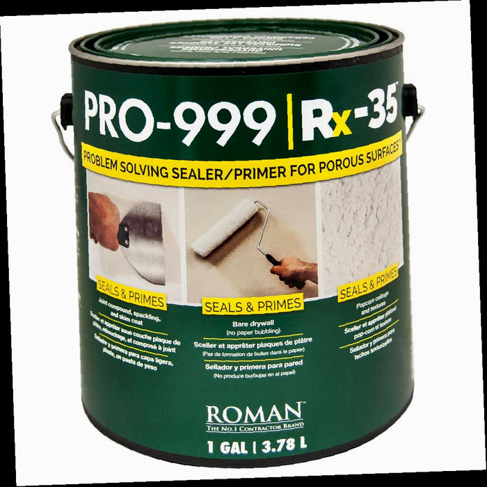 Interior Primer, Drywall Repair and Sealer, Rx-35 PRO-999, 1 gal.