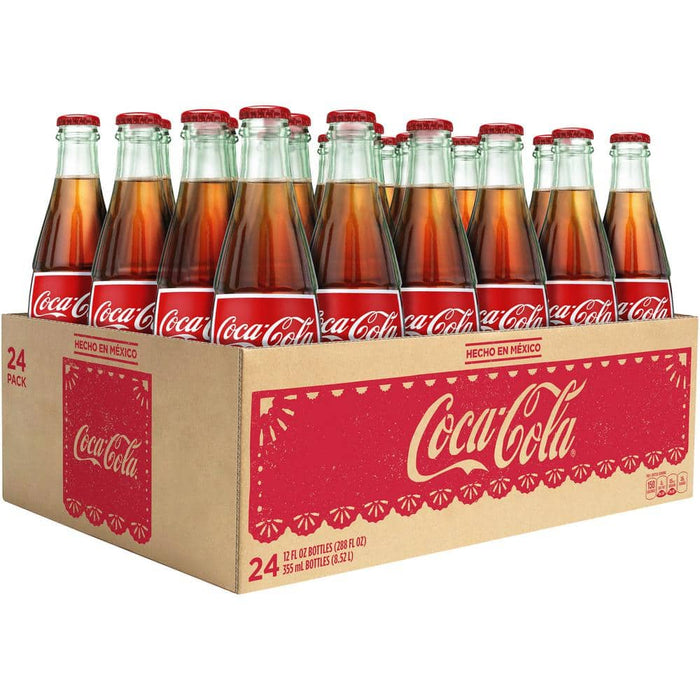 Coca-Cola 355 ml Coca-Cola Mexico Glass Bottles (24-Pack)