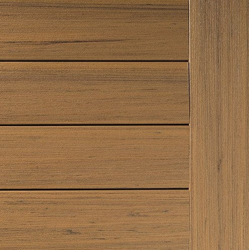 Composite Decking 1 in. x 6 in. x 20 ft. Coconut Husk Square Edge Board