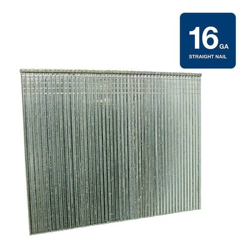 Finish Electrogalvanized Steel Nails 2-1/2 in. x 16-Gauge  4000 pcs