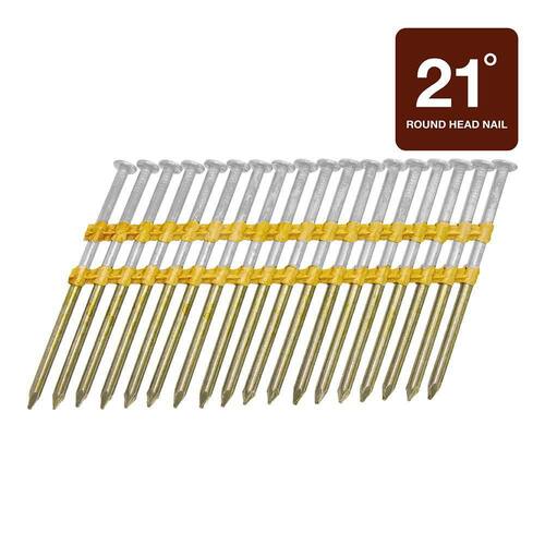 Framing Nails 2-3/8 in. x 0.113 in. 21-Degree Angled Smooth Shank Vinyl Coated Plastic Collated 5000 pcs