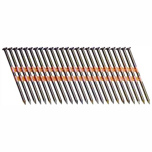 Framing Nails 21° Angled Round Head 3 in. x 0.120 in. Plastic Collated Vinyl Coated Smooth Shank 4000 pcs