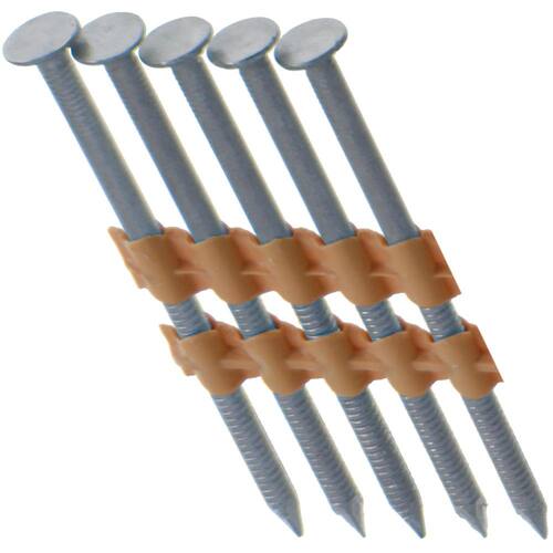 Framing Nails 2-3/8 in. x 0.120 in. Round Head 316 Stainless Steel Ring Shank Plastic Collated 21-Degree Angled 1000 pcs