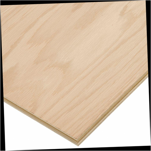 Hardwood Plywood Red Oak 3/4 in. x 4 ft. x 8 ft. Grade C3