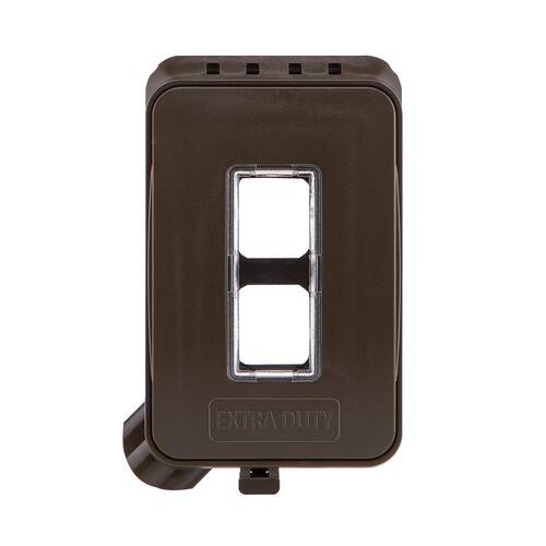 Expandable While In Use Cover Weatherproof In-Use Cover Bronze 1-Gang Non-Metallic Expandable Extra ...