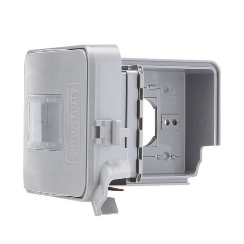 Expandable While In Use Cover Weatherproof In-Use Cover Non-Metallic 1-Gang Expandable Extra Duty ...