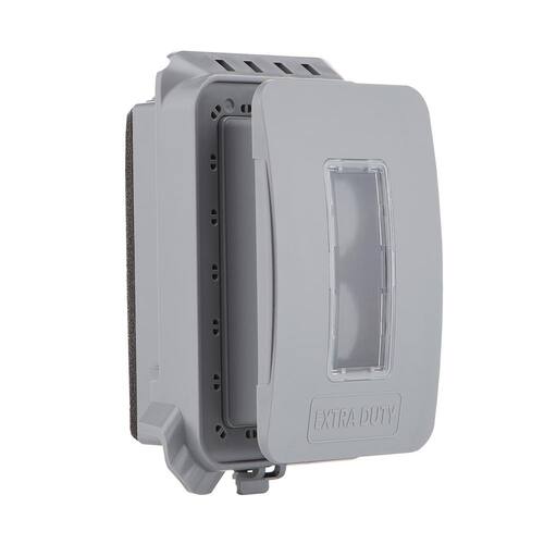 Expandable While In Use Cover Weatherproof In-Use Cover Non-Metallic 1-Gang Expandable Extra Duty ...