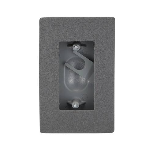 Toggle Switch Cover Kit Metallic Weatherproof 1-Gang, Gray