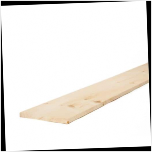 Softwood Boards 1 in. x 10 in. x 10 ft. Premium Kiln-Dried Square Edge Whitewood Common