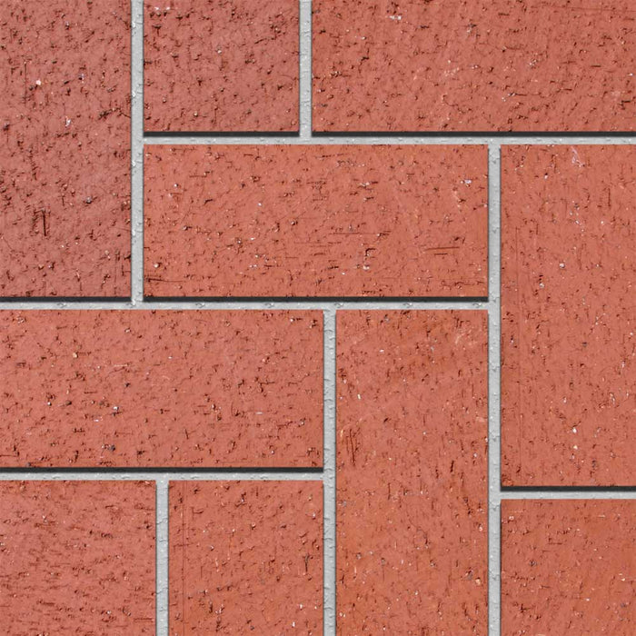 Paver 3-3/4 in. x 8 in. x 1-1/4 in. Common Split Red Clay 3