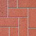 Paver 3-3/4 in. x 8 in. x 1-1/4 in. Common Split Red Clay 3