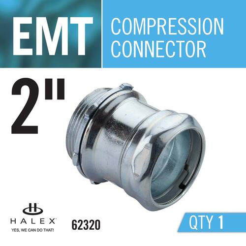 Electrical Metallic Tube (EMT) Compression Connectors 2 in.