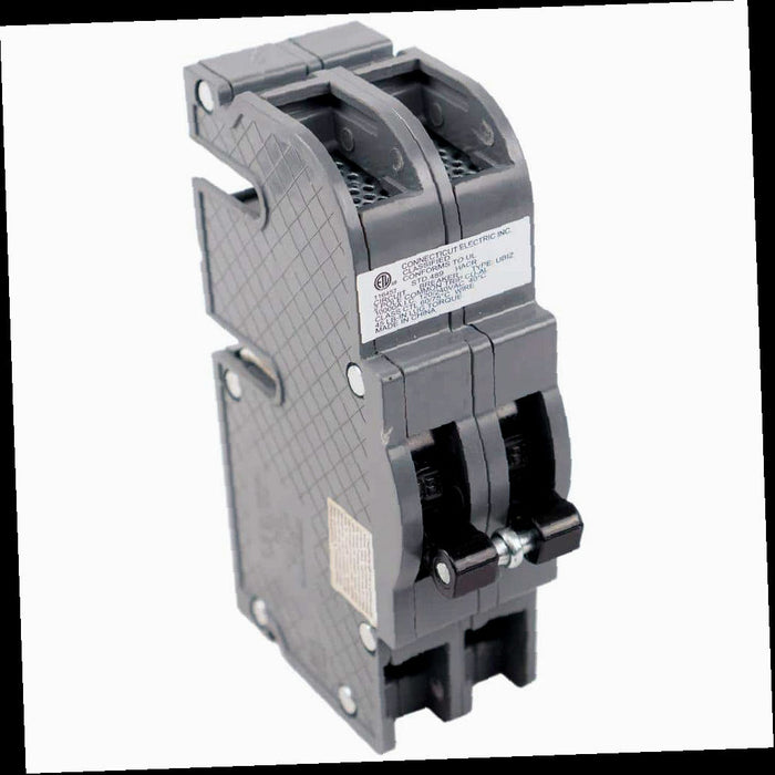 Circuit Breaker 100 Amp 2-Pole Circuit New UBIZ Thick 120/240 Volts 1-1/2 in Zinsco QCAL100 Replacement