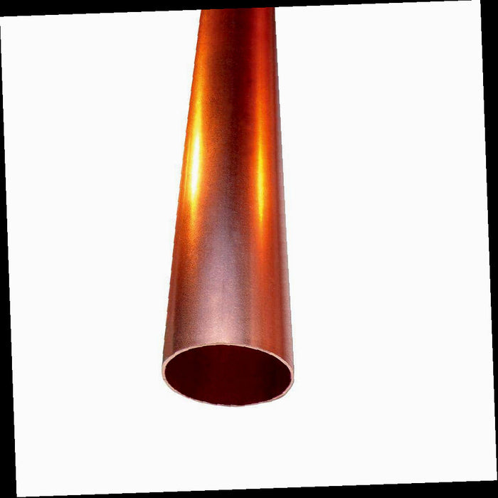 Copper Pipe Type L 1-1/4 in. x 10 ft. Straight Hard Temper