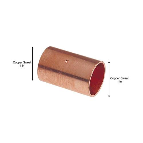 Copper Fitting Coupling 1 in. x 1 in. Underground Rated PSI-494