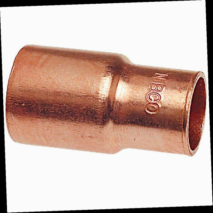 Copper Pressure Fitting Cup Reducer Fitting 1/2 in. x 3/8 in.