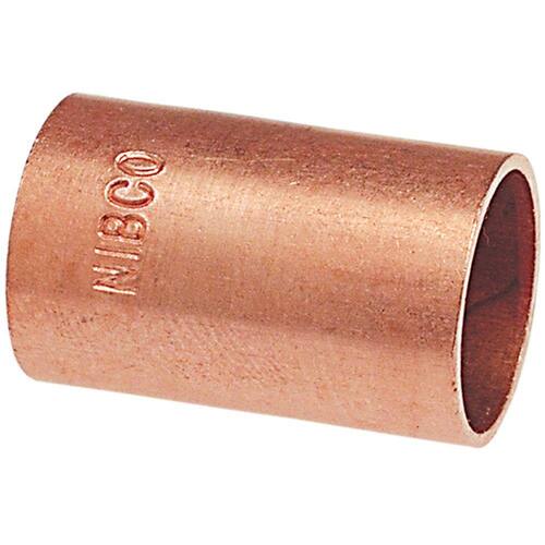 Pressure Slip Copper Coupling Fitting 1 in.