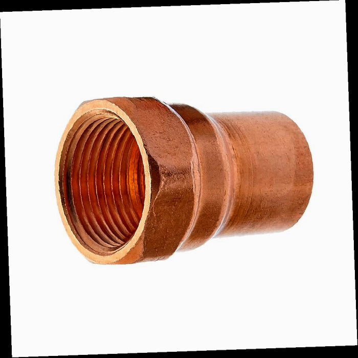 Copper Pressure Fitting Adapter 3/4 in. x 1/2 in. Cup x Female 1pc.