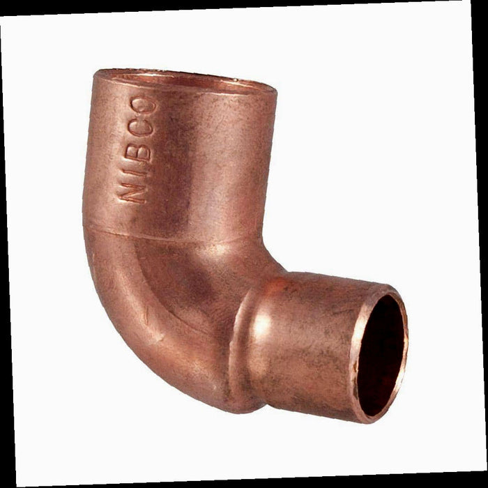 Copper Pressure 90-Degree Cup x Cup Reducing Elbow 1 in. x 3/4 in.