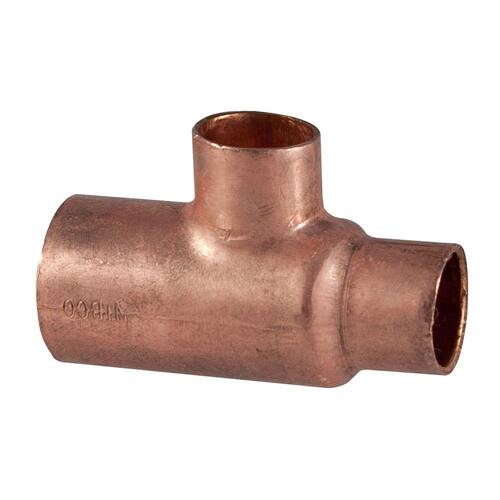 Copper Pressure All Cup Reducing Tee Fitting 3/4 in. x 1/2 in. x 1/2 in.