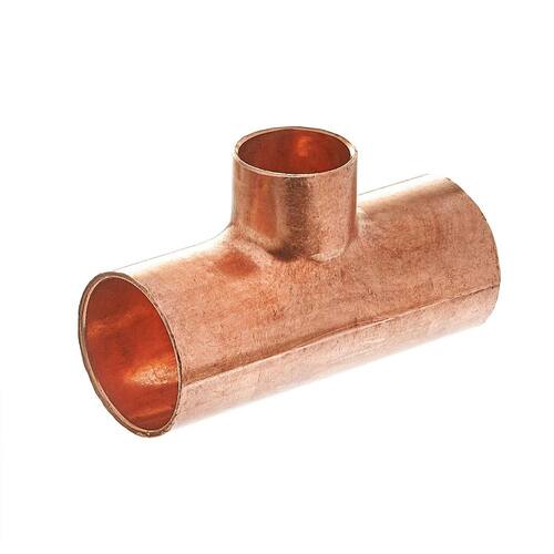 Copper Fitting Tee 3/4 in. x 3/4 in. x 1/2 in. Lead Free PSI-582