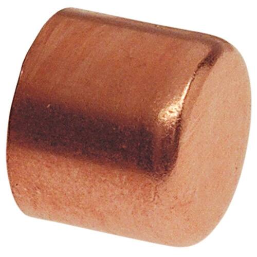 Copper Pressure Tube Cap Fitting 1/2 in.