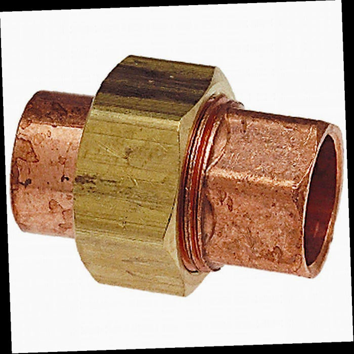 Copper Pressure Union Fitting 1/2 in. Cup x Cup 1 pc.