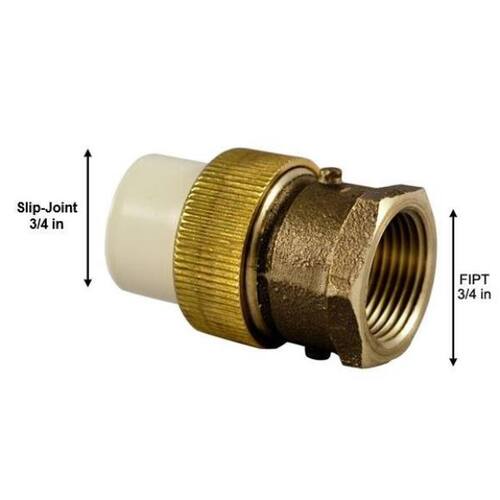 Copper Union 3/4 in. x 3/4 in. Lead Free PSI-250 Female