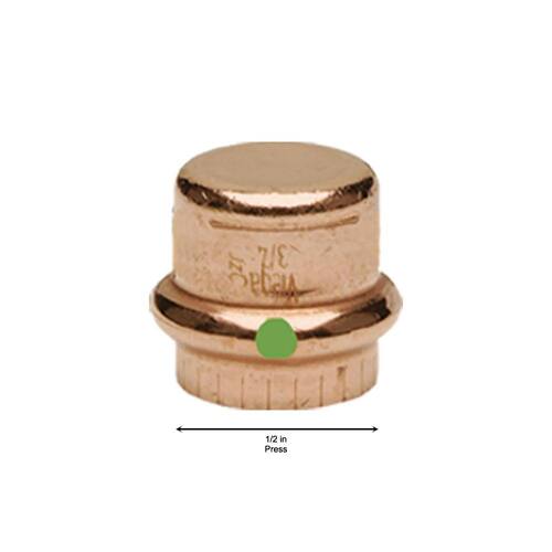 Copper Cap 1/2 in. Press (10-Pack)