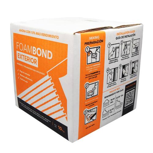 Stucco Moulding Adhesive, Foambond, 7 in. x 7 in. x 7 in.