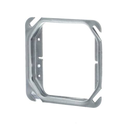 Square Box Mud-Ring 4 in. 2 Device 5/8 RSD