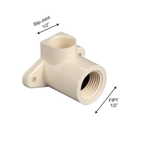 CPVC-CTS 90-Degree Slip x FIPT Elbow Fitting 1/2 in.