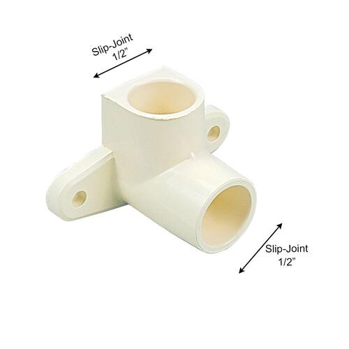 CPVC-CTS 90-Degree Slip x Slip Drop Ear Elbow Fitting 1/2 in.