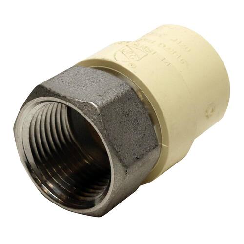 CPVC Adapter 3/4.in x 3/4.in Slip Joint PSI-400 Female