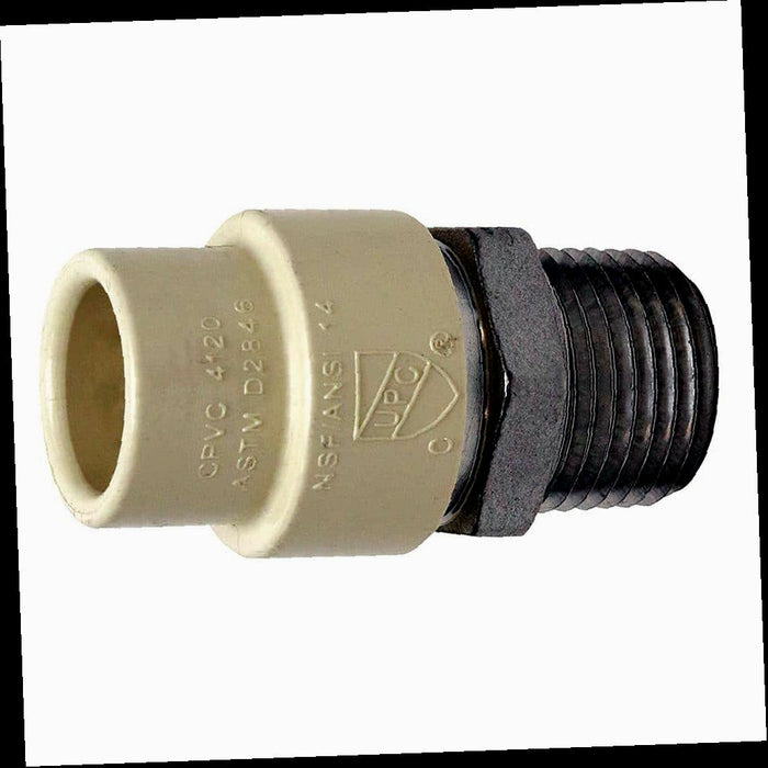 CPVC CTS Slip Stainless Steel MPT Adapter 1/2 in. x 1/2 in.
