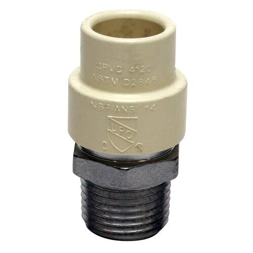 CPVC Adapter 1/2.in x 1/2.in Slip Joint PSI-400 Male